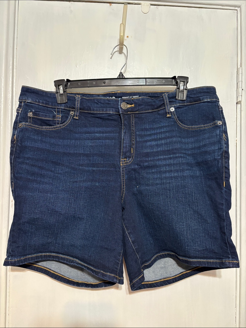 Torrid Dark Blue Denim Jean Shorts